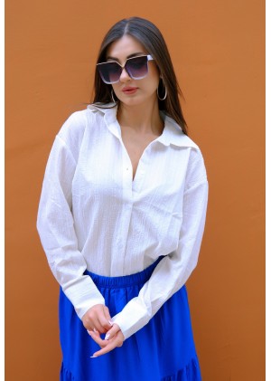 Soft Nature Kadın Katlı Saks Mavisi Etek