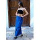 WrapFit Denim Etek – Koyu Mavi