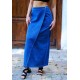 WrapFit Denim Etek – Koyu Mavi