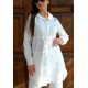 Kadın Fit Şık ve Rahat Bağlamalı Tunik – Beyaz
