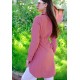 Kadın Fit Şık ve Rahat Bağlamalı Tunik – Gül Kurusu