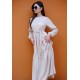 Royal Bloom – Kadın Elegance Kuşak Detaylı Elbise – Bej