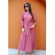 Royal Bloom – Kadın Elegance Kuşak Detaylı Elbise – Gül Kurusu