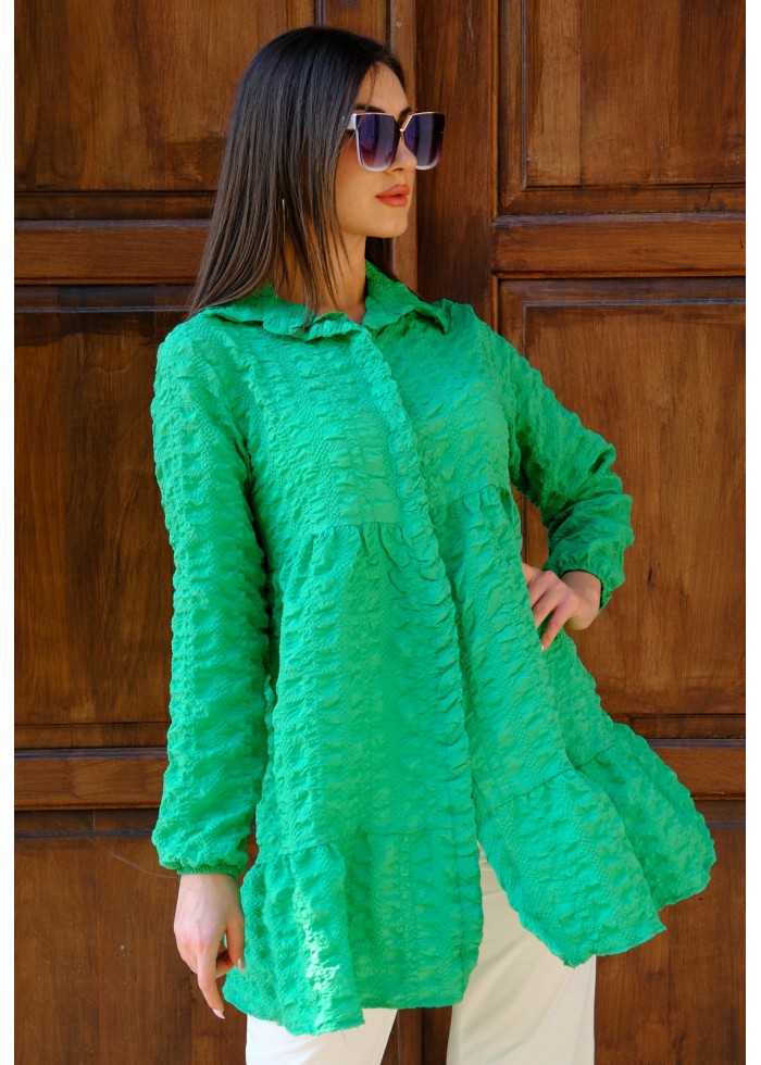Zarif Duruş – Gofre Tunik – Benetton
