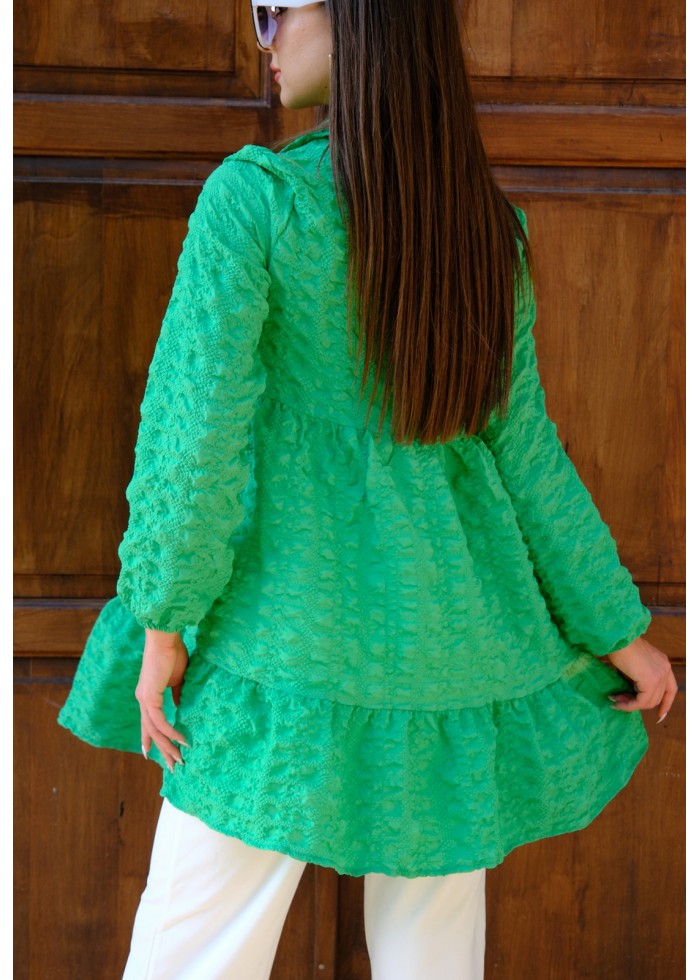 Zarif Duruş – Gofre Tunik – Benetton