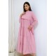 Sedef Tesettür Elbise – Pembe