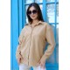 Oversize Kadın Gömlek – Camel