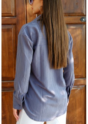 Oversize Kadın Gömlek – Füme